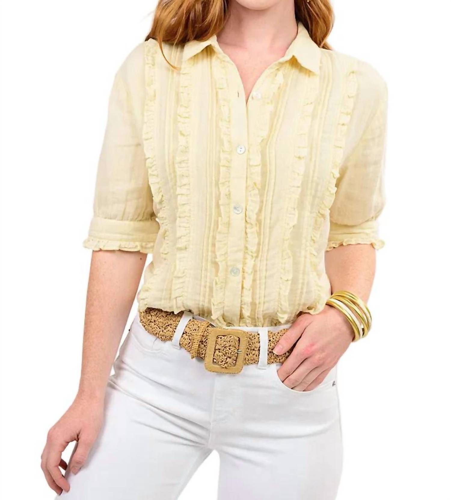 Ivy Jane - Tuxedo Gauze Shirt