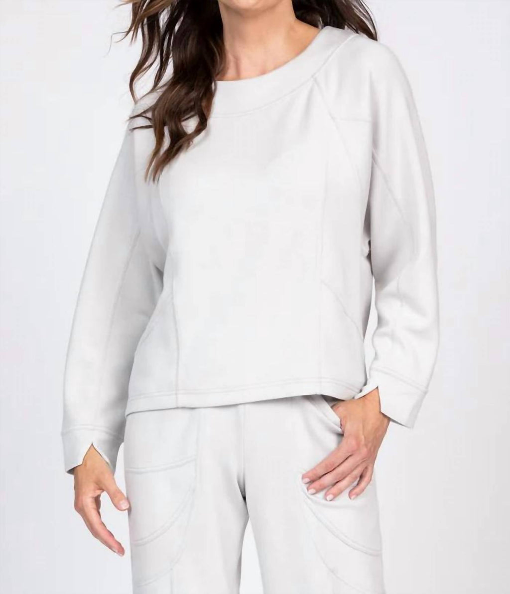 Olivia By Habitat - Feather Lux Knit Travel Pullover