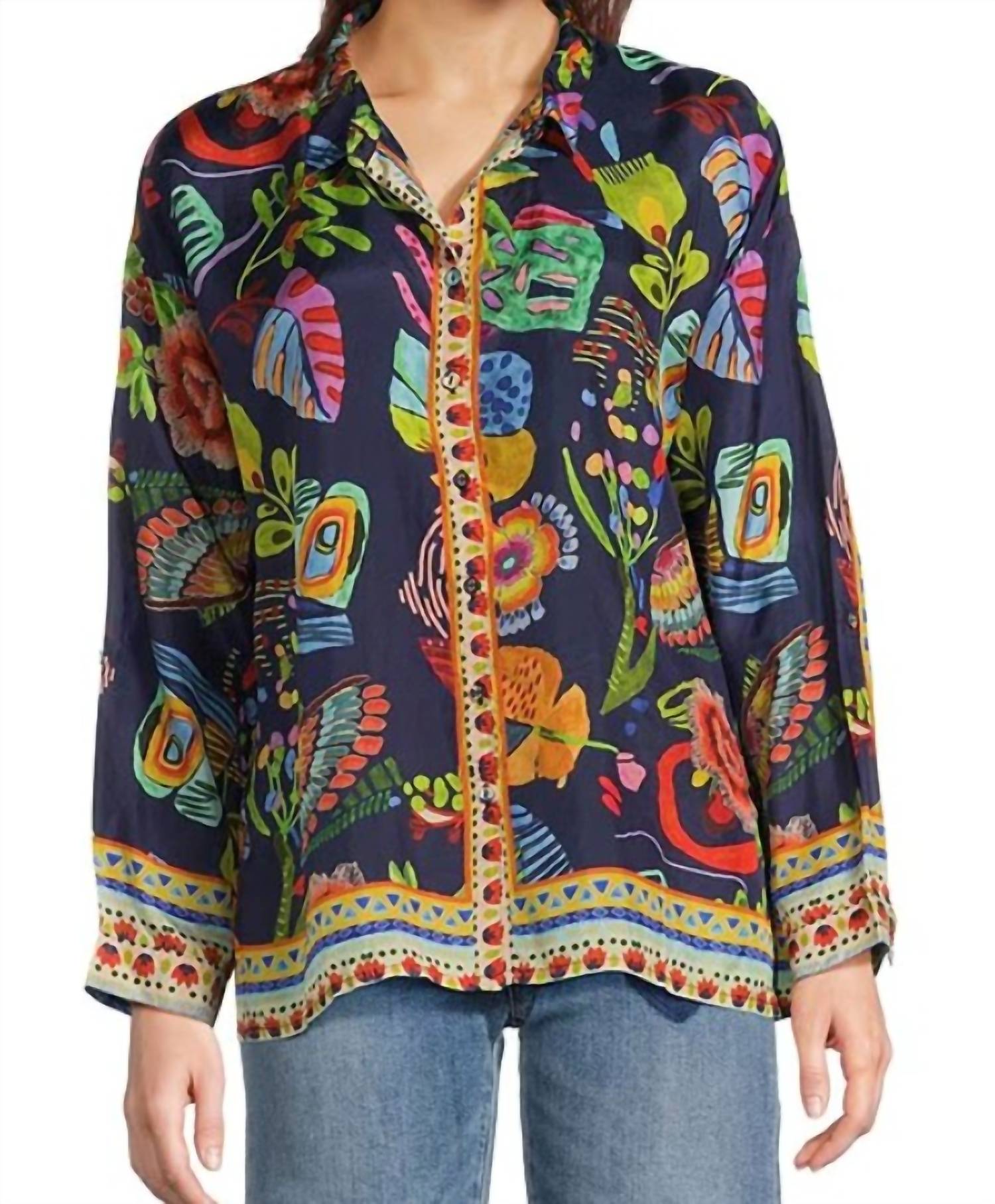 Johnny Was - The Audrey Farout Button Down Shirt