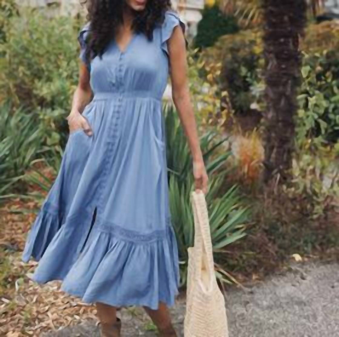 Papillon - Women's Button Front Dress