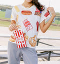 Queen Of Sparkles - Ballpark Food Tee