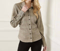 Karen Kane - Sequin Side Pleat Shirt