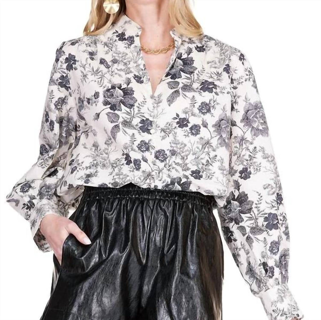 Joy Joy - Front Split Buttons Top