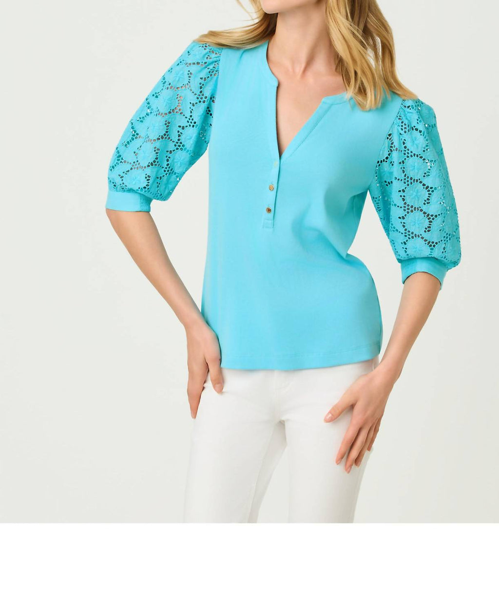 Lilly Pulitzer - Ronson Eyelet Knit Top