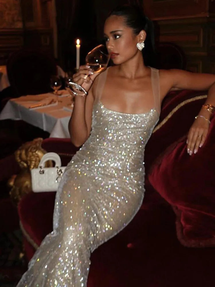 MELISA SEQUIN DRESS