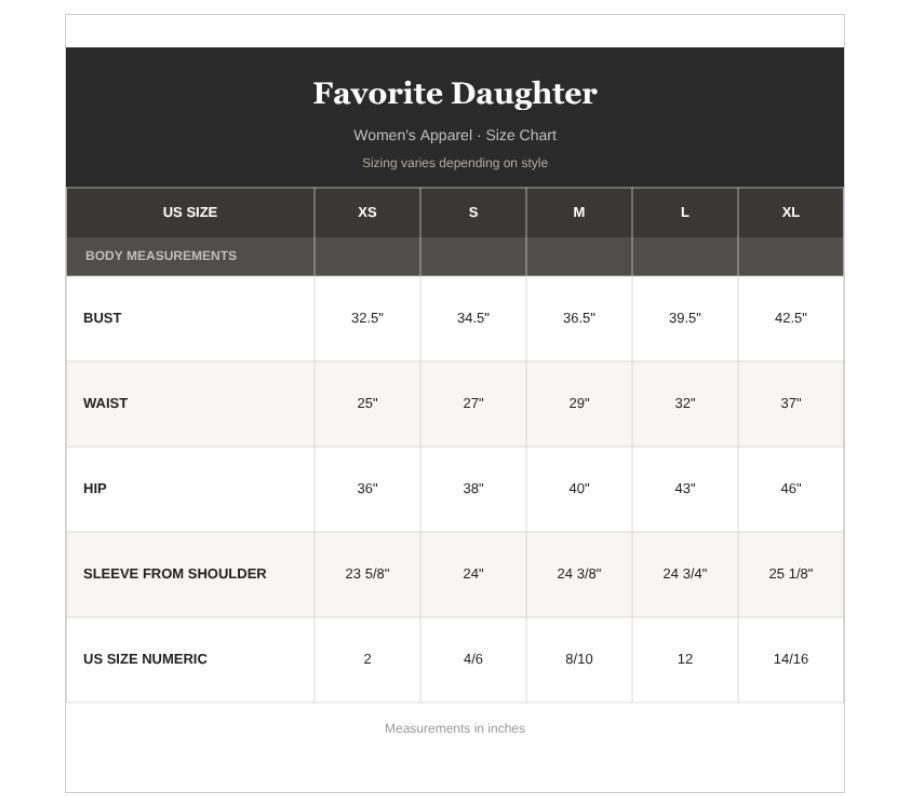 Favorite Daughter - Women's Graceful Top