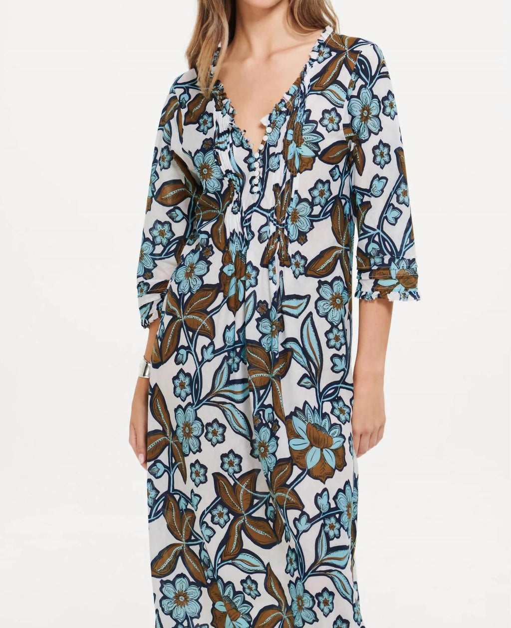 Oneseason - Oman Long Poppy Maxi Dress