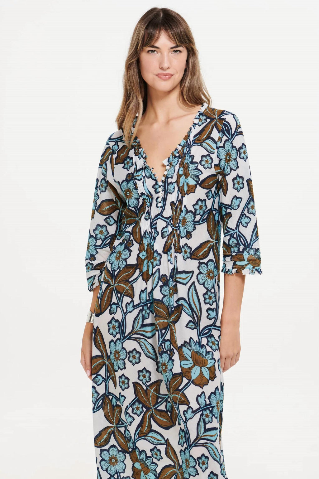 Oneseason - Oman Long Poppy Maxi Dress