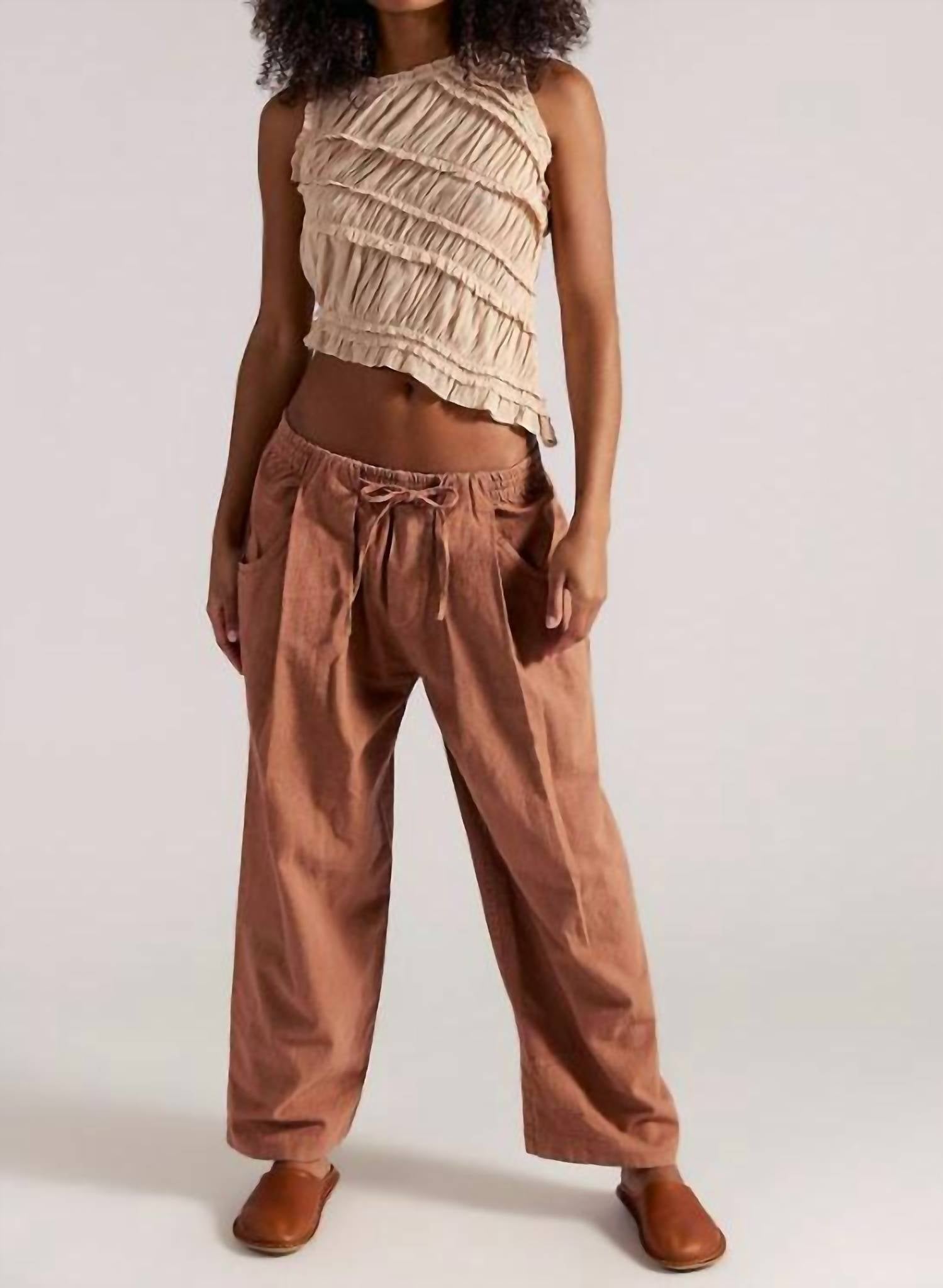 Free People - Chambers Laid Back Pull On Pants