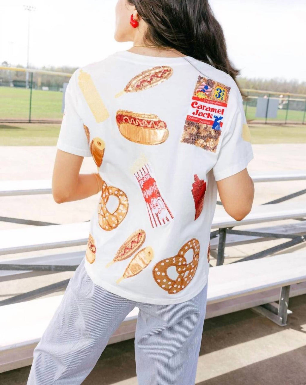 Queen Of Sparkles - Ballpark Food Tee