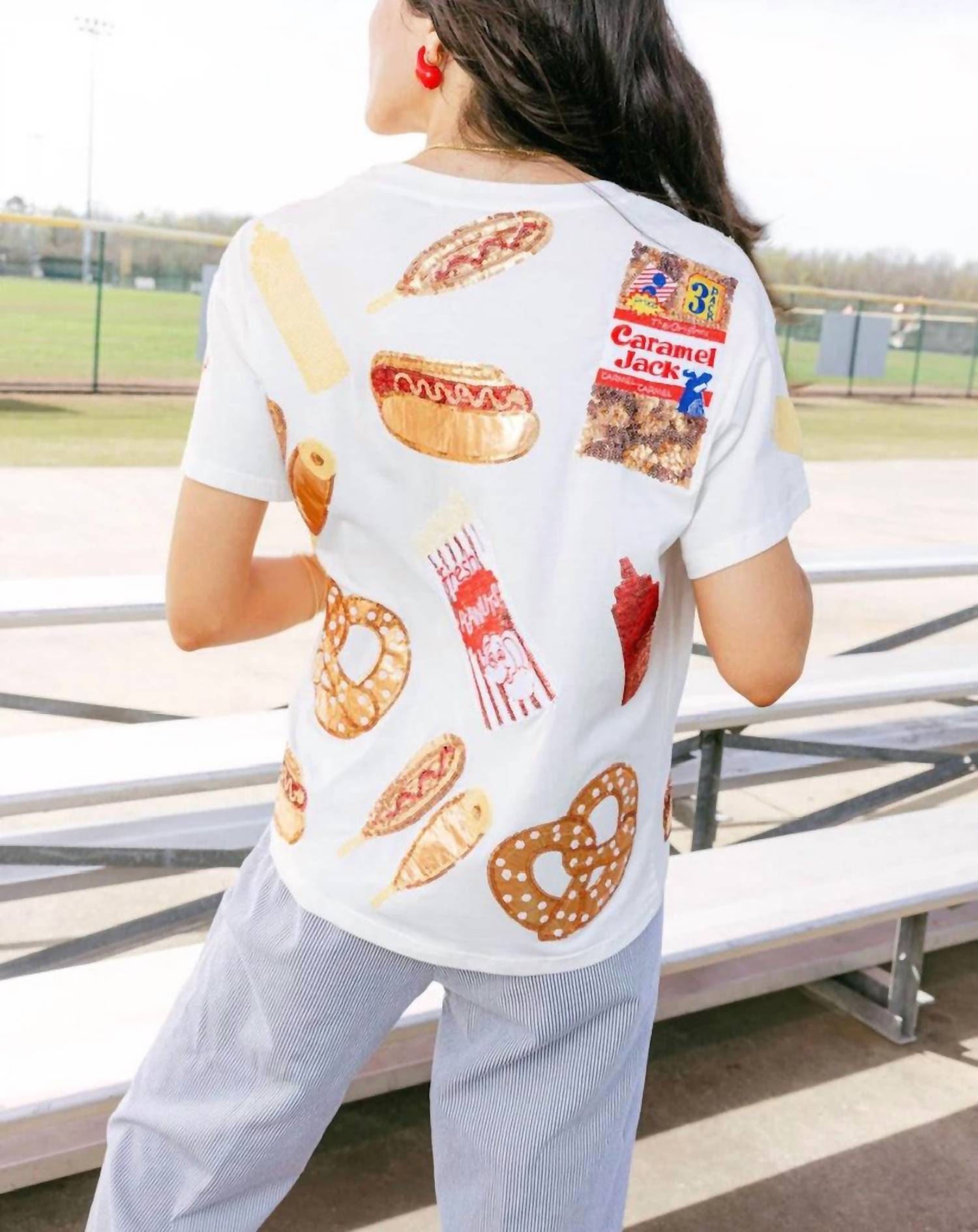 Queen Of Sparkles - Ballpark Food Tee