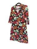 Aryeh - Women's Arlene Quarter Sleeve Shift Mini Dress