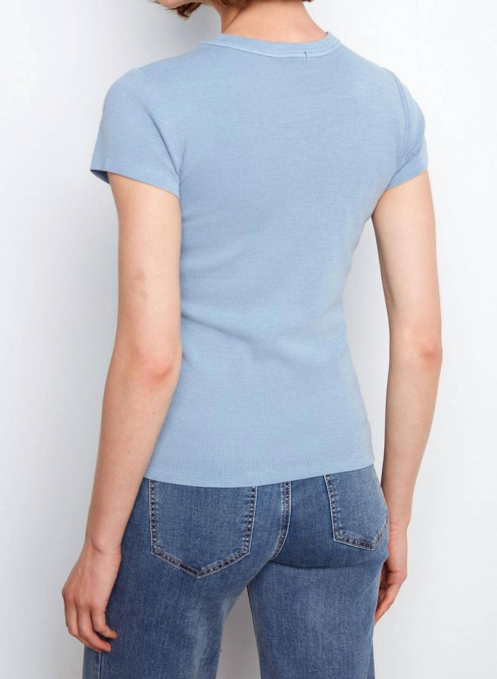 Charlie B - Tencel Ribbed Crew Neck Tee